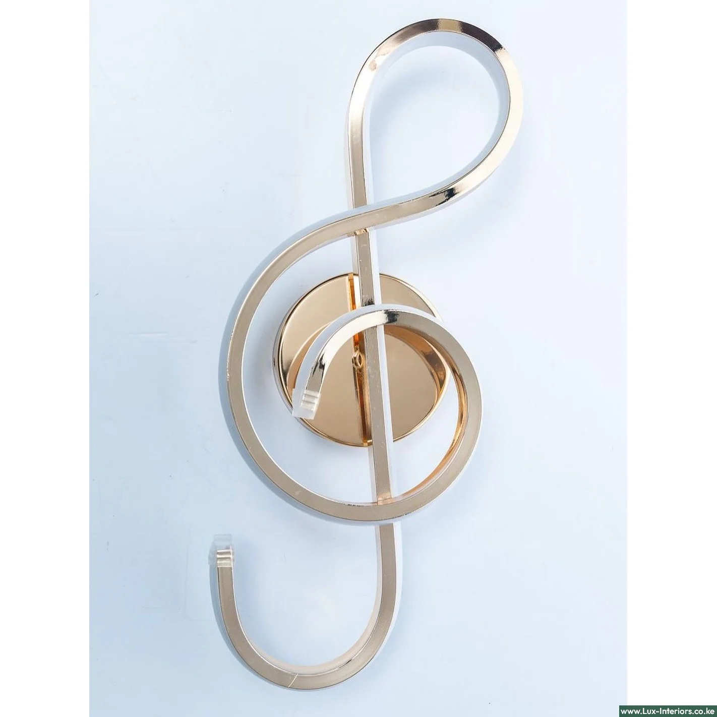 Wall Sconce Light – Music Note Decorative Design for Ambient Lighting – Indoor Bedroom & Living Room Fixture