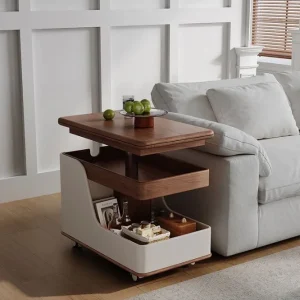 Convertible Lift-Top Coffee Table - Walnut Finish
