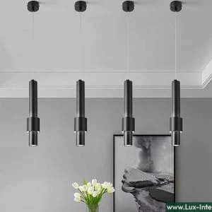 Cylindrical Pendant Light – Sleek Ceiling Downlight Design for Modern Ambient Lighting – Indoor Hanging Fixture