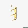 LED Wall Sconce Light – Golden Spiral Design for Elegant Ambient Lighting – Indoor Bedroom & Living Room Fixture