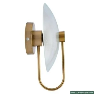 Miumaeov Wall Sconce – Modern Round Disc Design for Bedroom Lighting – Indoor Decorative Wall Lamp