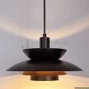 Scandinavian Pendant Light – Nordic 3-Layer Shade Design for Soft Ambient Lighting – Single Drop Ceiling Fixture