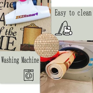 Kitchen Floor Mats Set – Non-Slip Cushioned Mats with Strong Rubber Backing – Set of 2 for Sink & Cooking Areas