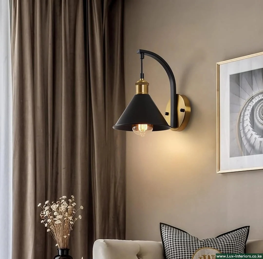 Wall Sconce Lamp – Vintage Industrial Design for Ambient Lighting – Indoor Bedroom & Living Room Fixture - Image 2