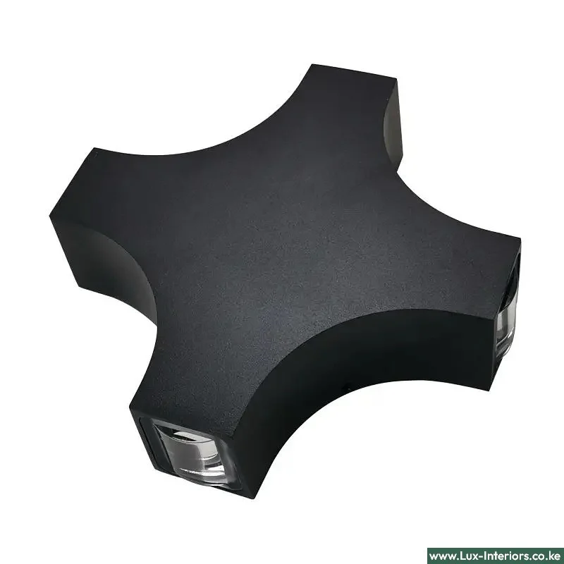 LED Wall Lamp – Waterproof Exterior Cross Star Design for Outdoor Lighting – Modern Garden & Patio Fixture - Image 5