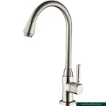Brimix Kitchen Tap – Single Lever Stainless Steel Mixer with Smooth Water Control – Model 4830L Sink Faucet