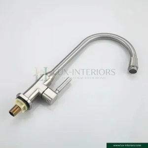 Brimix Kitchen Tap – Single Lever Stainless Steel Mixer with Smooth Water Control – Model 4830L Sink Faucet