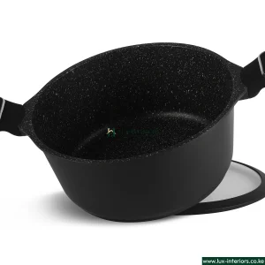 Edenburg Granite Marble Cookware Set – Premium 10-Piece Non-Stick Pots & Pans with Durable Stone Coating – Modern Home Kitchen Set