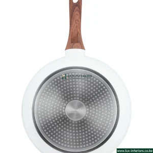 Edenburg Granite Marble Cookware Set – White 15-Piece Non-Stick Pots & Pans with Durable Stone Coating – Modern Home Kitchen Set