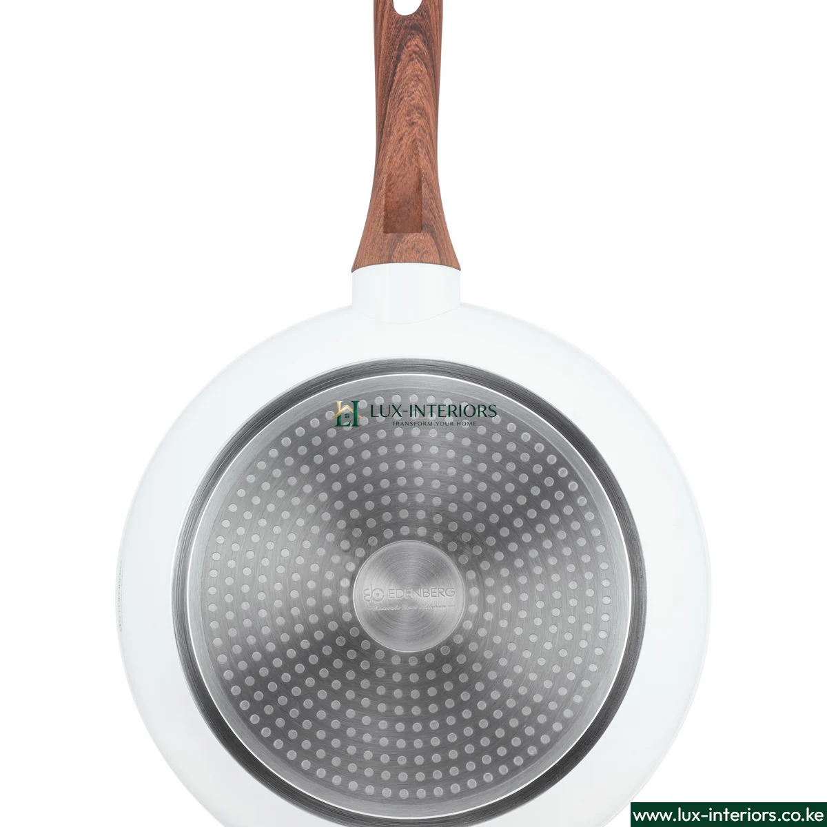 Edenburg Granite Marble Cookware Set – White 15-Piece Non-Stick Pots & Pans with Durable Stone Coating – Modern Home Kitchen Set - Image 7