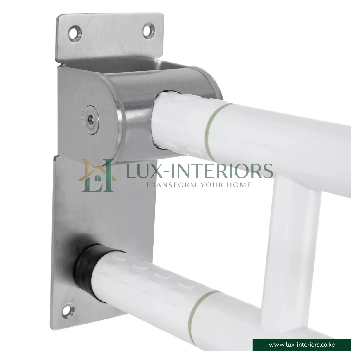 Foldable Bathroom & Toilet Grab Rail – Safety Hand Rail with Floor Stand – Stainless Steel Support Bar for Toilets & Showers - Image 7