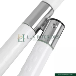 Foldable Bathroom & Toilet Grab Rail – Safety Hand Rail with Floor Stand – Stainless Steel Support Bar for Toilets & Showers