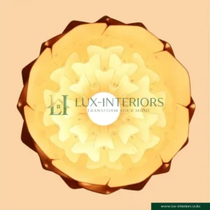 Wooden Pendant Light – Modern Acorn Shape with Natural Wood Finish – Indoor Ceiling Fixture for Dining & Living Rooms