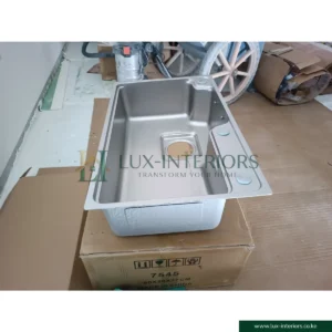 Premium Kitchen Sink Set – Large Single Bowl Handmade SUS304 Stainless Steel – Japanese Style