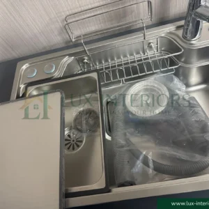 Premium Single Bowl Kitchen Sink Set – Handmade SUS304 Stainless Steel – Japanese Style
