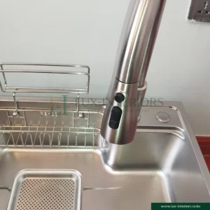 Smart Kitchen Sink – Single Bowl Stainless Steel Workstation with Kitchen Sink Tap & Chopping Board